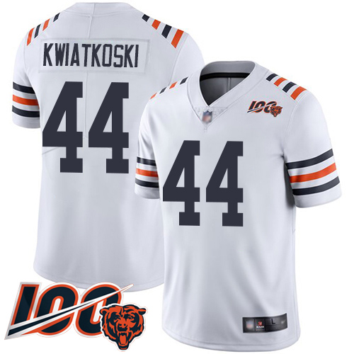 Chicago Bears Limited White Men Nick Kwiatkoski Jersey NFL Football #44 100th Season